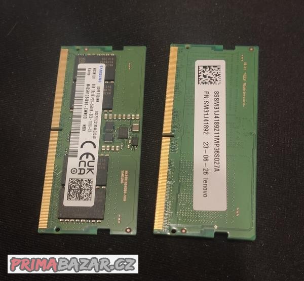 Operační paměť RAM 2x 8GB SO-DIMM - DDR5 - 5 600 MHz CL40