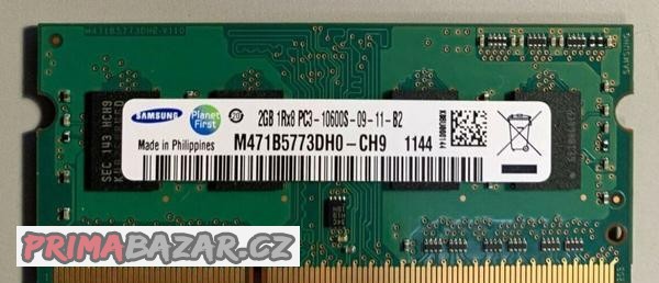 2x 2GB SAMSUNG SODIMM RAM DDR3 1333MHz 10600
