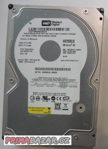 WD Caviar SE WD2500JS - 250GB SATA II 3.5