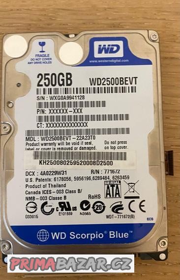 sata disk WDC 250GB