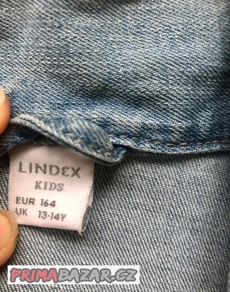 Riflová bunda, džíska Lindex vel. 164