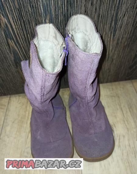 Dětské zimní barefoot kozačky Livie&Luca z Aliexpress, vel 9