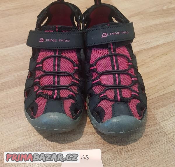 Sandály Alpine Pro, vel. 33