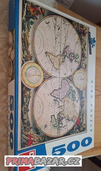 Puzzle mapa světa