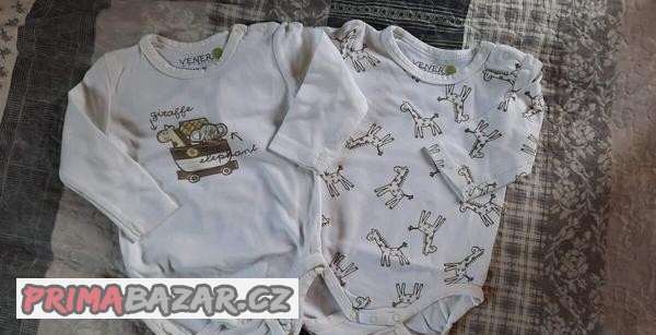Body dl. rukáv, vel 80 / 12 měs. 100% BIO bavlna