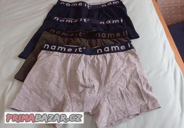 chlapecke-boxerky-134-140-nove-4-kusy