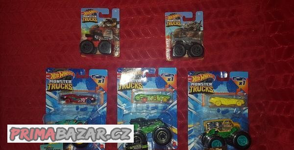 Hot wheels Monster Truck 3 + 2 dle fotky - nerozbalené