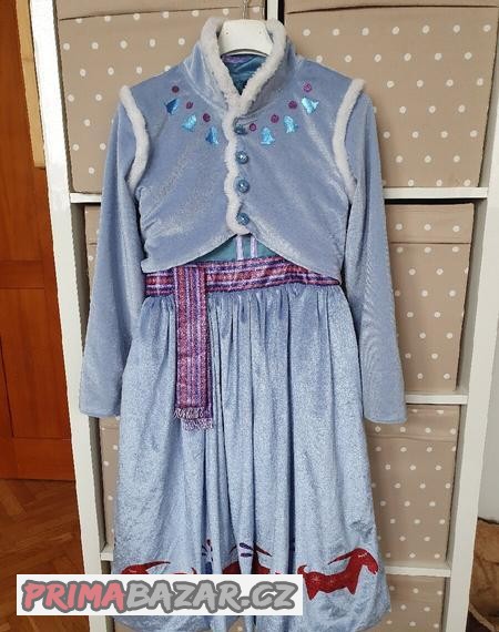 saty-orig-disney-frozen-anna-velmi-kvalitni-saty-s-kabatkem
