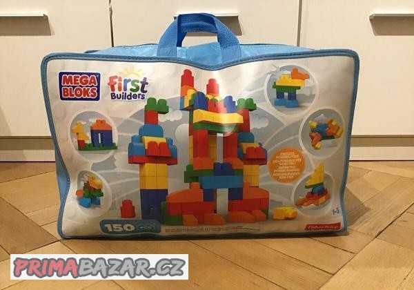 MEGA BLOKS First Builders Velká sada 150 dílů+vláček