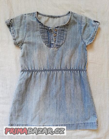 divci-letni-saty-modre-dzinove-zn-red-blue-7-8-let