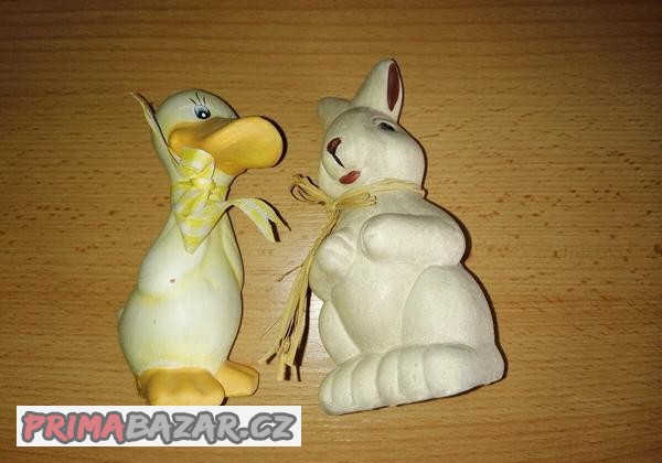 Keramická kačenka, keramický králíček