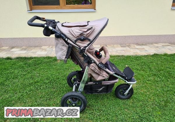 Kočárek TFK Joggster Twist hnědý s fusákem Kočárek TFK Joggster Twist hnědý s fusákem