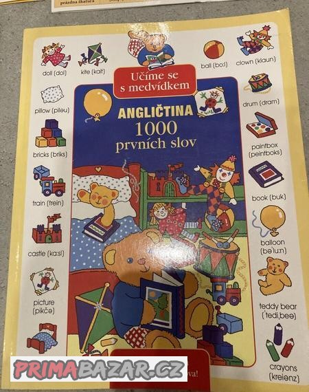 angličtina 1000 prvních slov - kniha pro předškoláky