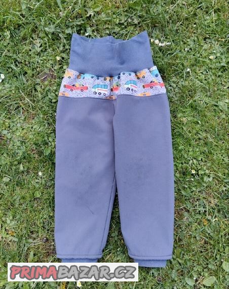 Zateplené Softshellové kalhoty unuo 98/104