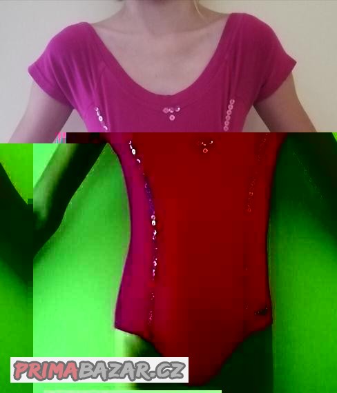 baletni-trikot-dres-ruzovy-2x-vel-122-128