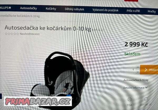 Autosedacka Tako + isofix Noordi základna+adaptery na kočár