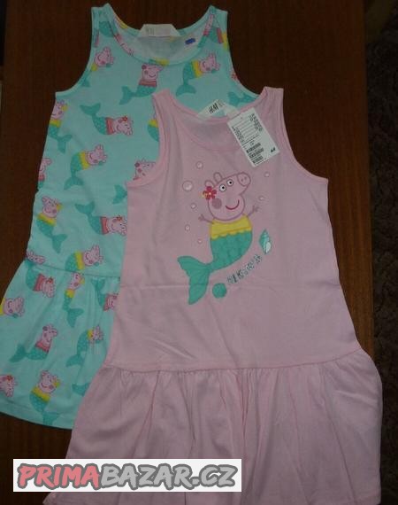 nove-h-m-2x-saty-na-slecnu-peppa-pig-4-6-let