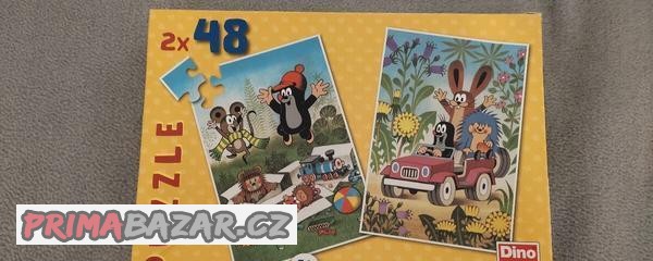 PUZZLE KRTEČEK 2x48  DINO