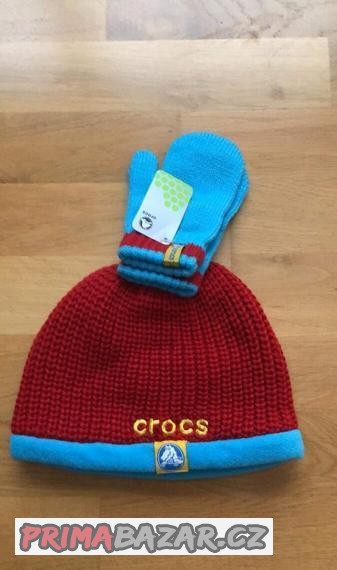 set-cepice-a-rukavic-crocs-vel-2-4-roky