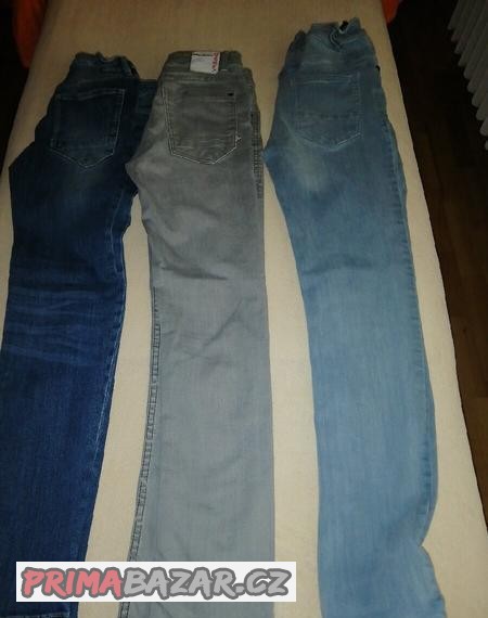 3x slim džíny vel. 152/158