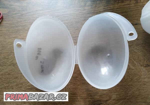 Sterilizační vajíčko na 2 dudlíky transparentní