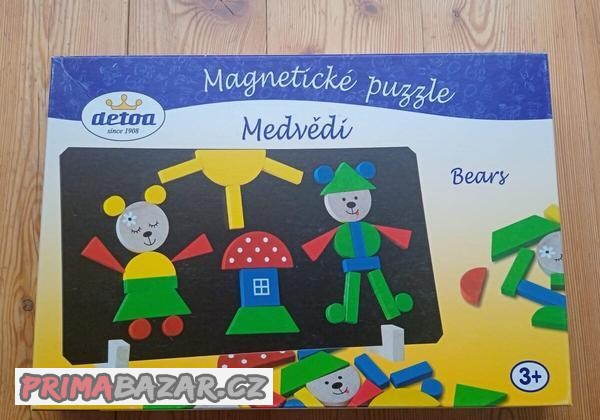 Puzzle magnetické Medvědi