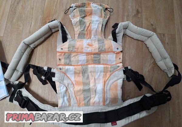 nositko-manduka-manduca-vivid-orange-biobavlna