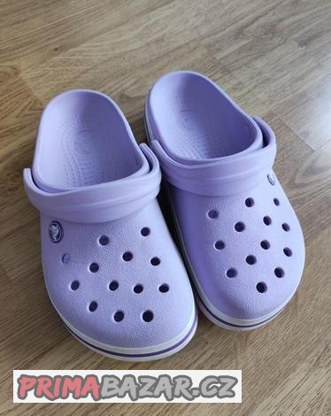 Dívčí pantofle Crocs fialové Dívčí pantofle Crocs fialové