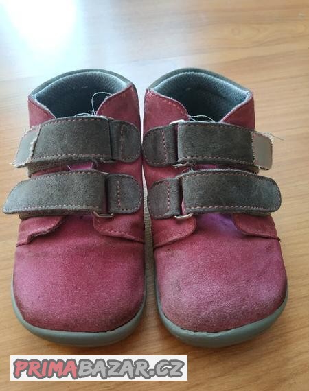 Barefoot dívčí kotníkové celoroční boty Beda vel 25