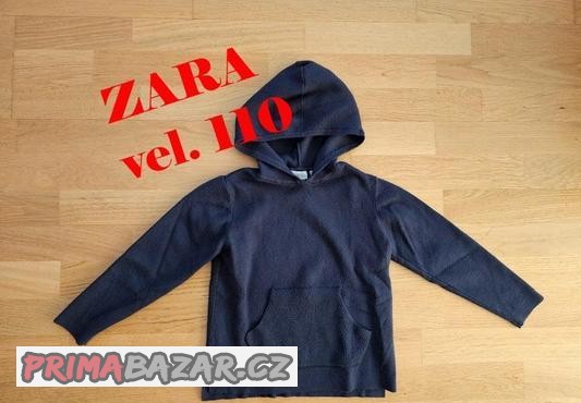 Modrý svetr ZARA, vel. 110