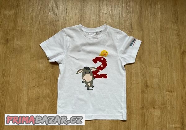 Nové bílé tričko, velikost 98/104