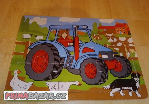 Pucle traktor skládání podle předlohy