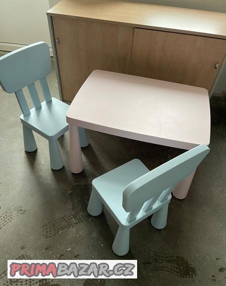 STOLEK + ŽIDLE IKEA MAMMUT
