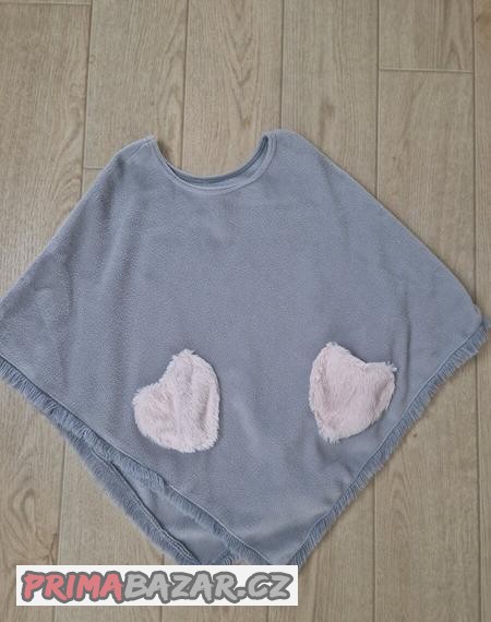 Dětské dívčí pončo, vel 134
