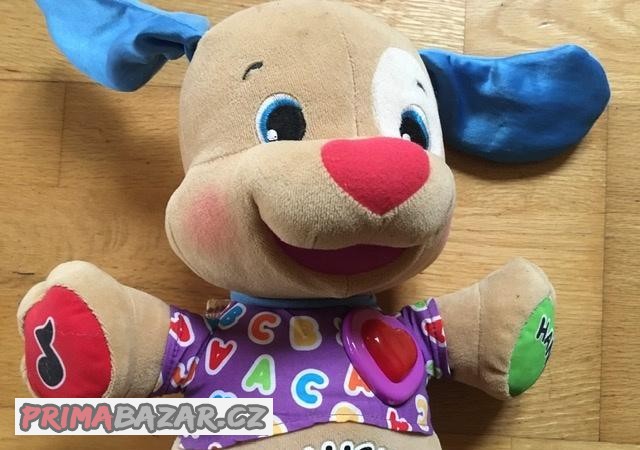 Interaktivní pes Fisher price - v němčině, mluví jen německy
