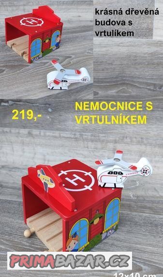 Vláčkodráha - sletiště, čekárna, spojky, mosty, domečky...