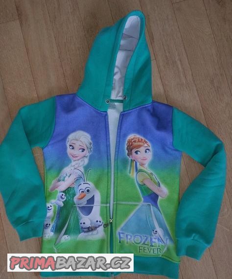 mikina-frozen-122-140-plavkova-sukynka-zdarma