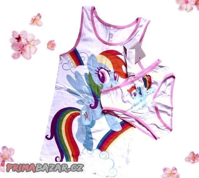 krasny-komplet-tilka-kalhotky-pony-vel-122-128