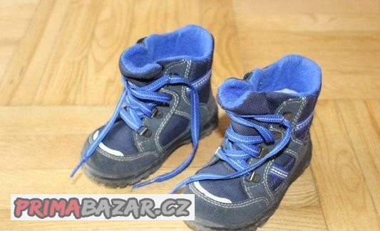 Modré zimní boty Goretex Husky 22