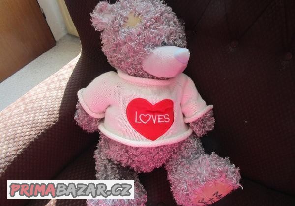 Větší plyšový sedící medvěd Me To You Teddy Bear, výška 40cm