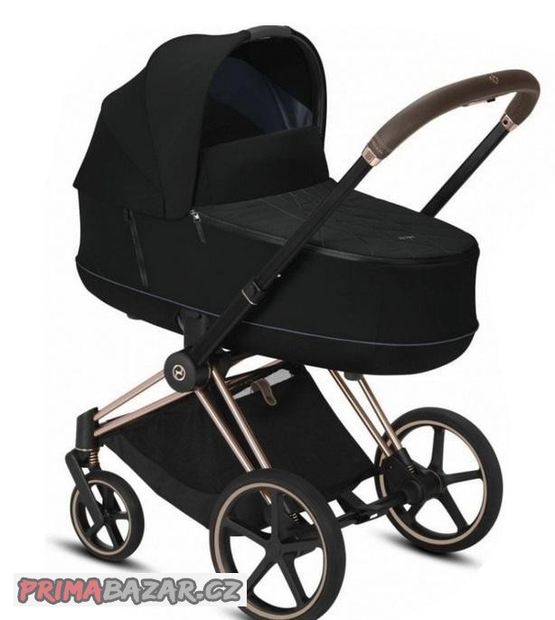 cybex-priam-podvozek-rosegold-korba-deep-black