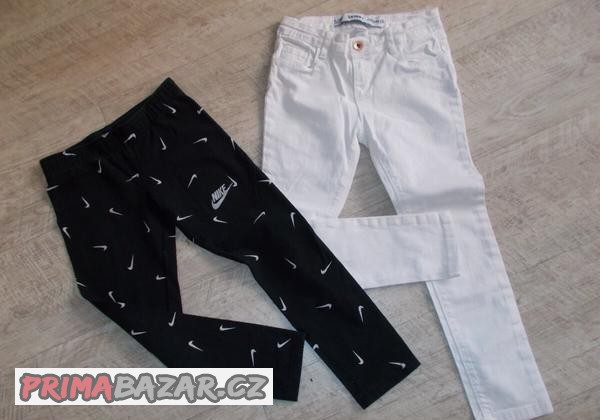 UŽASNÉ DŽÍNY SKINNY + LEGÍNKY NIKE DAREK VEL 122