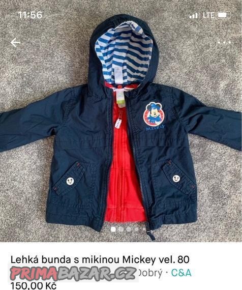 bundy-kalhoty-body-mikiny-vel-80-chlapecek