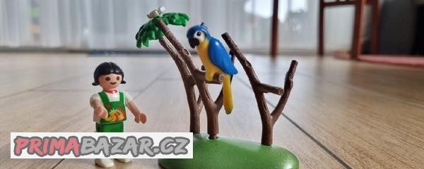 Playmobile- holčička s papouškem
