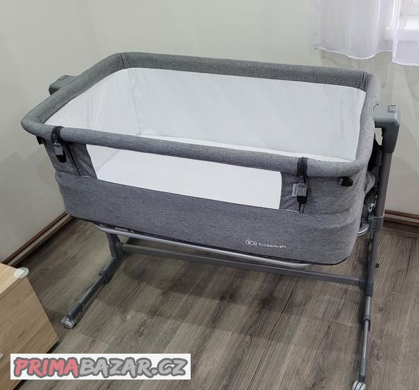 Postýlka Kinderkraft Neste Up tmavě šedá