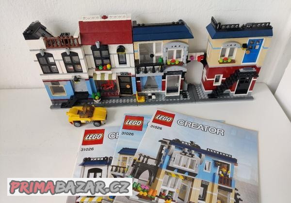 Lego creator 31026 moto shop a kavárna