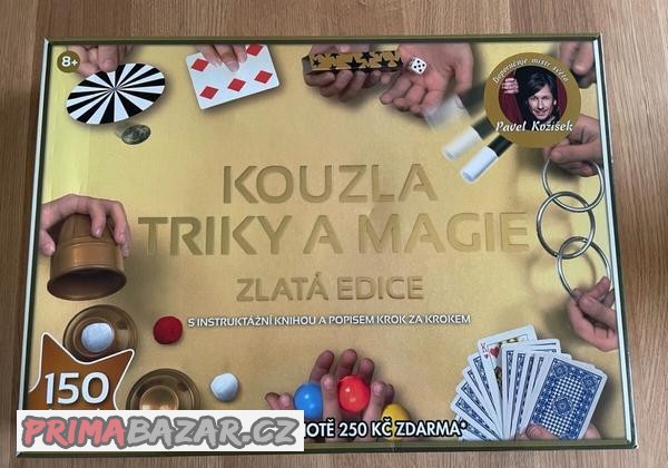 Dětská hra Kouzla, triky a magie – zlatá edice Pavla Kožíška