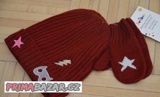 set-cepice-a-rukavice-v-104-116-nove