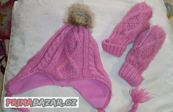 sada-divci-cepice-rukavice-h-m-vel-110-128