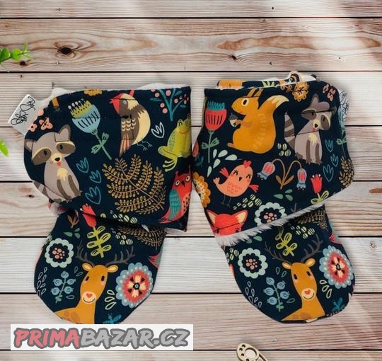 NOVÉ Softshellové capáčky se zvířátky